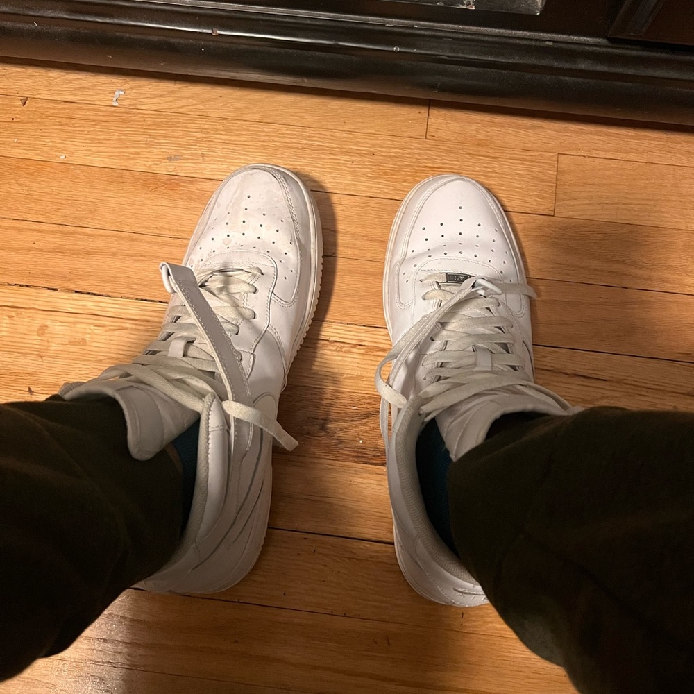 Nike All white high top Nike Air Force 1s size 14 - Picture 9 of 9